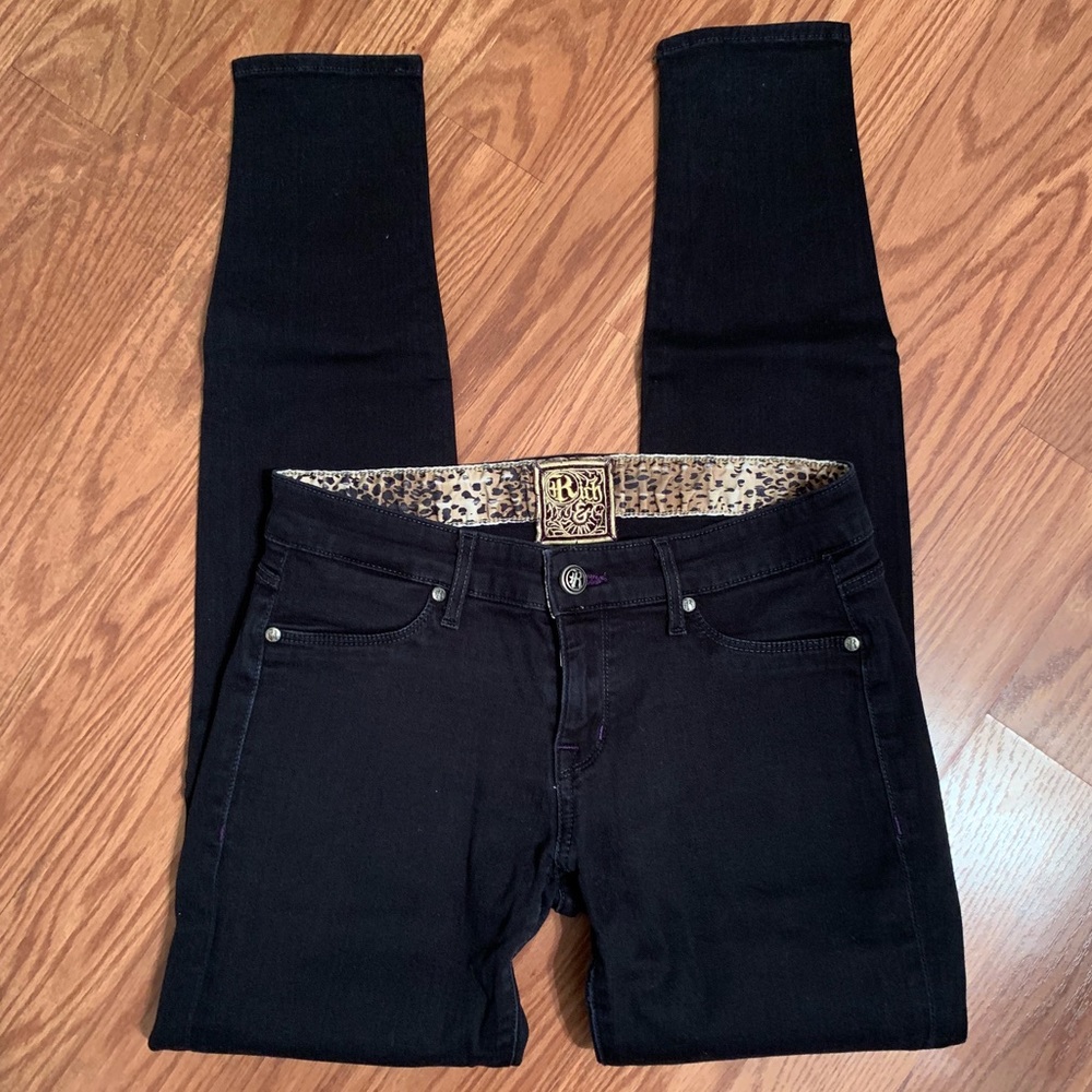 Black rich & skinny jeans